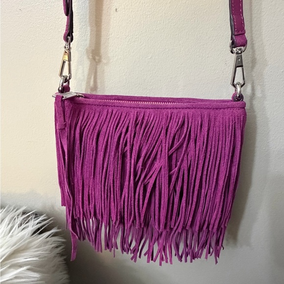 Rebecca Minkoff Handbags - Fringe Crossbody Bag - Pink